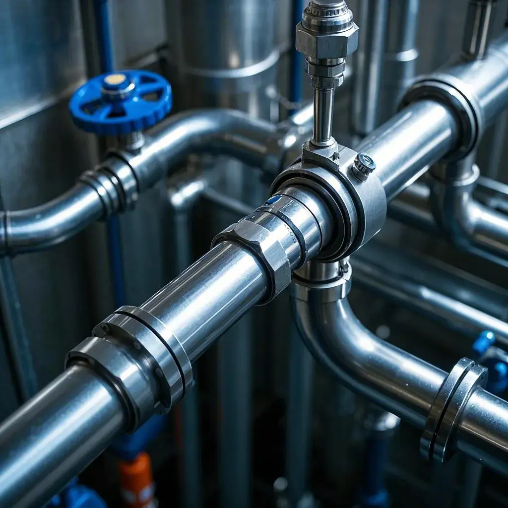 Sanitary Stainless Steel Pipe For Beverage Production Equipment